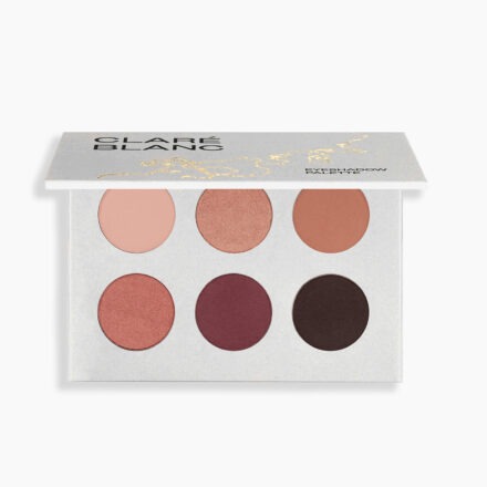 Paleta CHARMER Claré Blanc – romantyczne, świetliste cienie do powiek